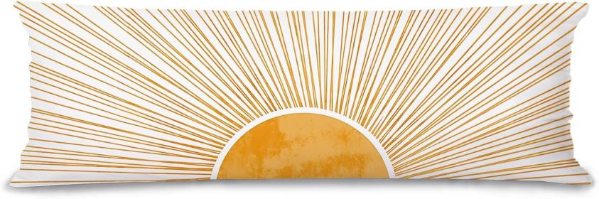 Boho Sun Sunshine 20x54 inches Body Pillow Decorations Cover Case