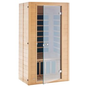 VEVOR Far Infrared Wooden Sauna Room Home Spa for 1 to 2 Person 1400W