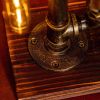 Phantom Steampunk Handmade Vintage Adjustable Pipe Lamp