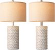 Modern Ceramic Table Lamp Set of 2 Table Lamps for Living Room