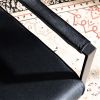 Mid Century Modern Accent Chair with Square Metal Frame and Plush Velvet Upholstery, Durable Armchair for Living Room, Bedroom, Home Office - Black