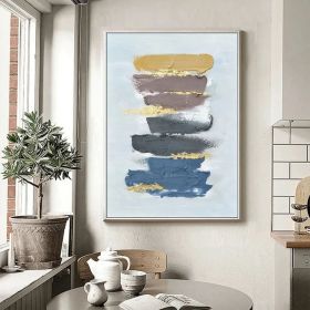 Large minimalist textured wall art 3D abstract oil painting on canvas minimalist painting boho abstract wall art entrance wall art decor (Style: 01, size: 140x210cm)