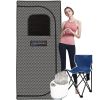 Sojourner Portable Sauna for Home - Steam Sauna Tent, Personal Sauna - Sauna Heater, Tent, Chair