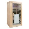 One person Far infrared Hemlock standard indoor sauna room